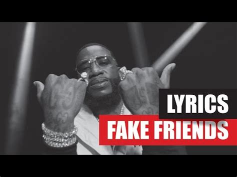 gucci mane - fake friends lyrics|gucci mane fake friends.